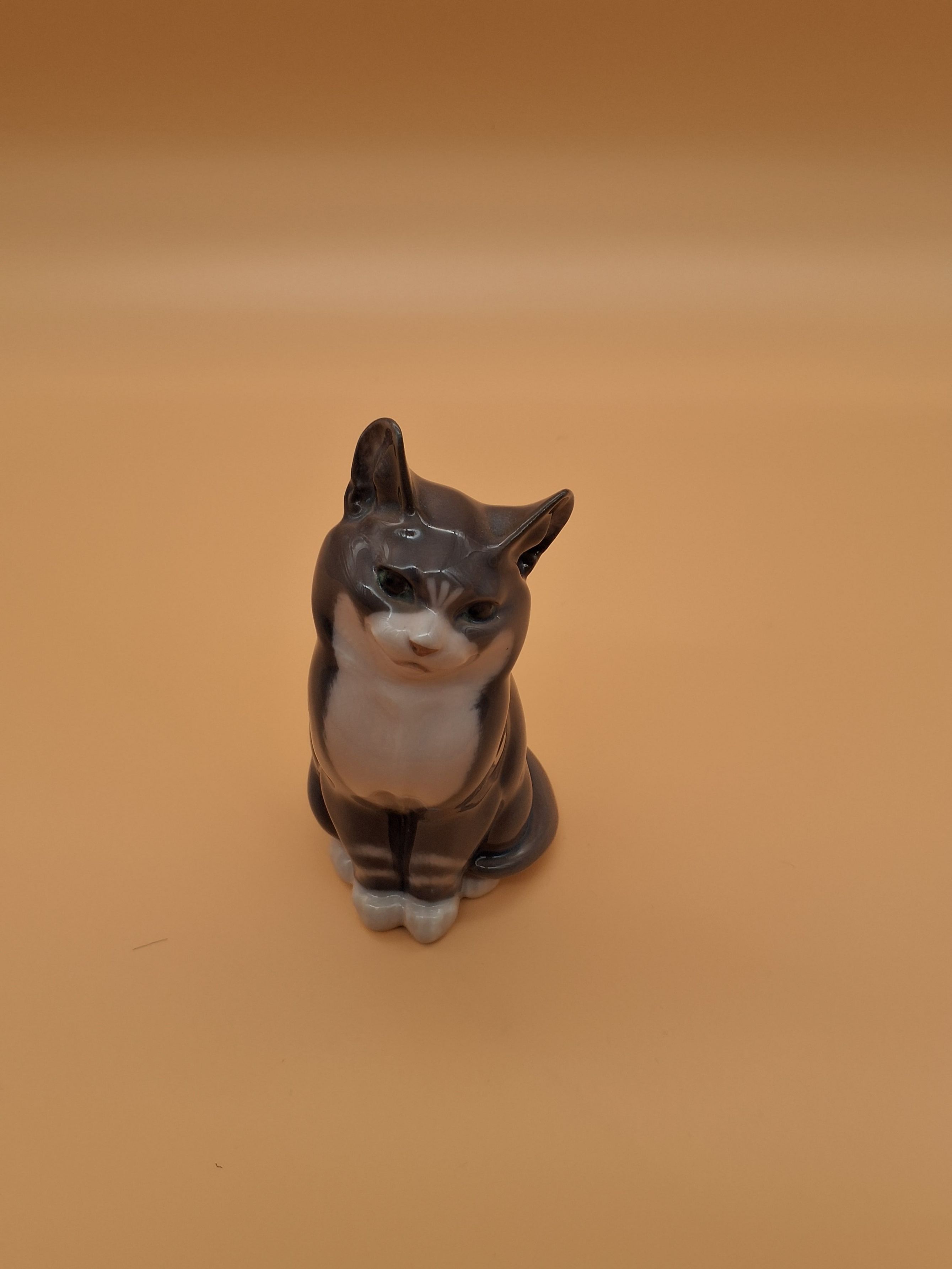 Kat i porcelæn